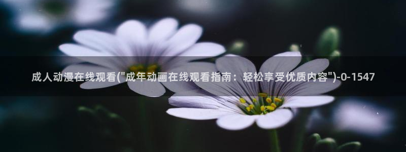 动漫海报